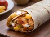 Syrian Potatoes Saj Sandwich