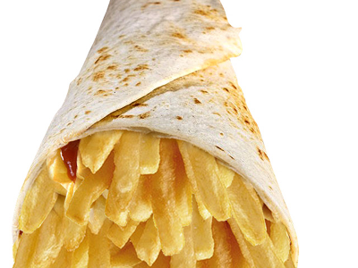 french fries sandwich