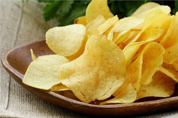 Potato Chips With Sesame Paste Sandwich