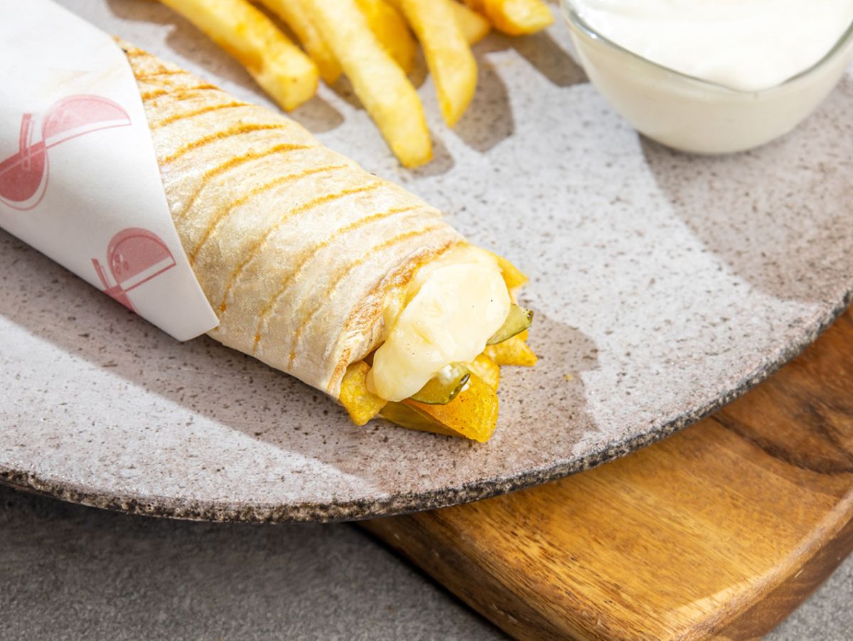Cheddar Potatoes sandwich
