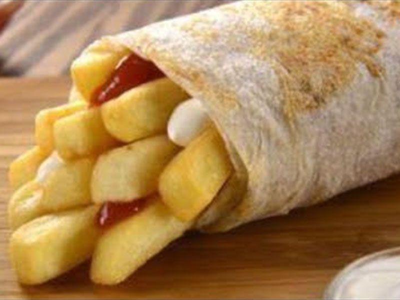 Saj Fries Sandwich