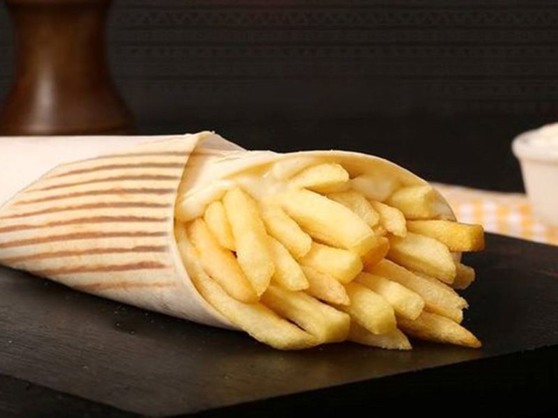 Potatoes Saj Sandwich