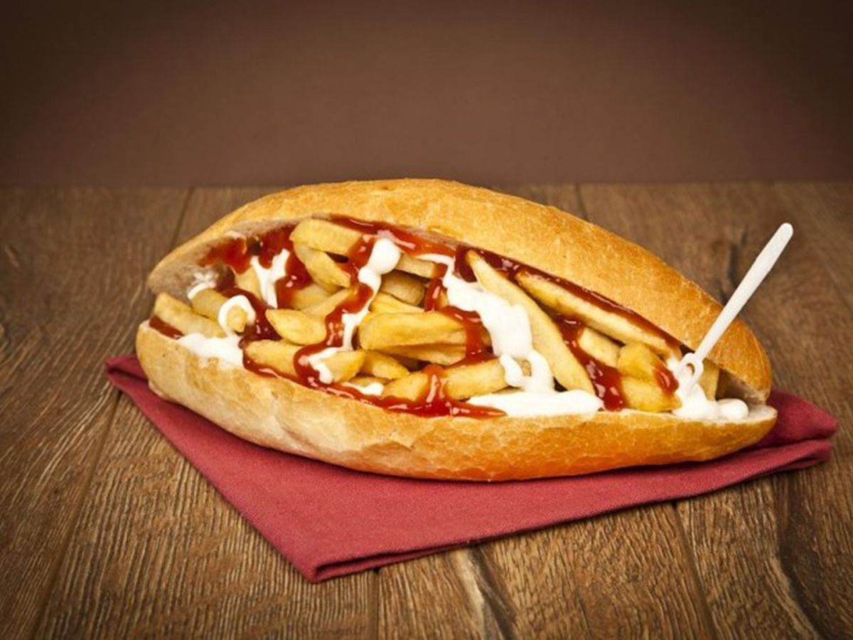 Farm potato sandwich