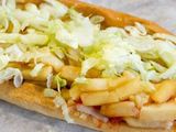 Potato and cheese sandwich