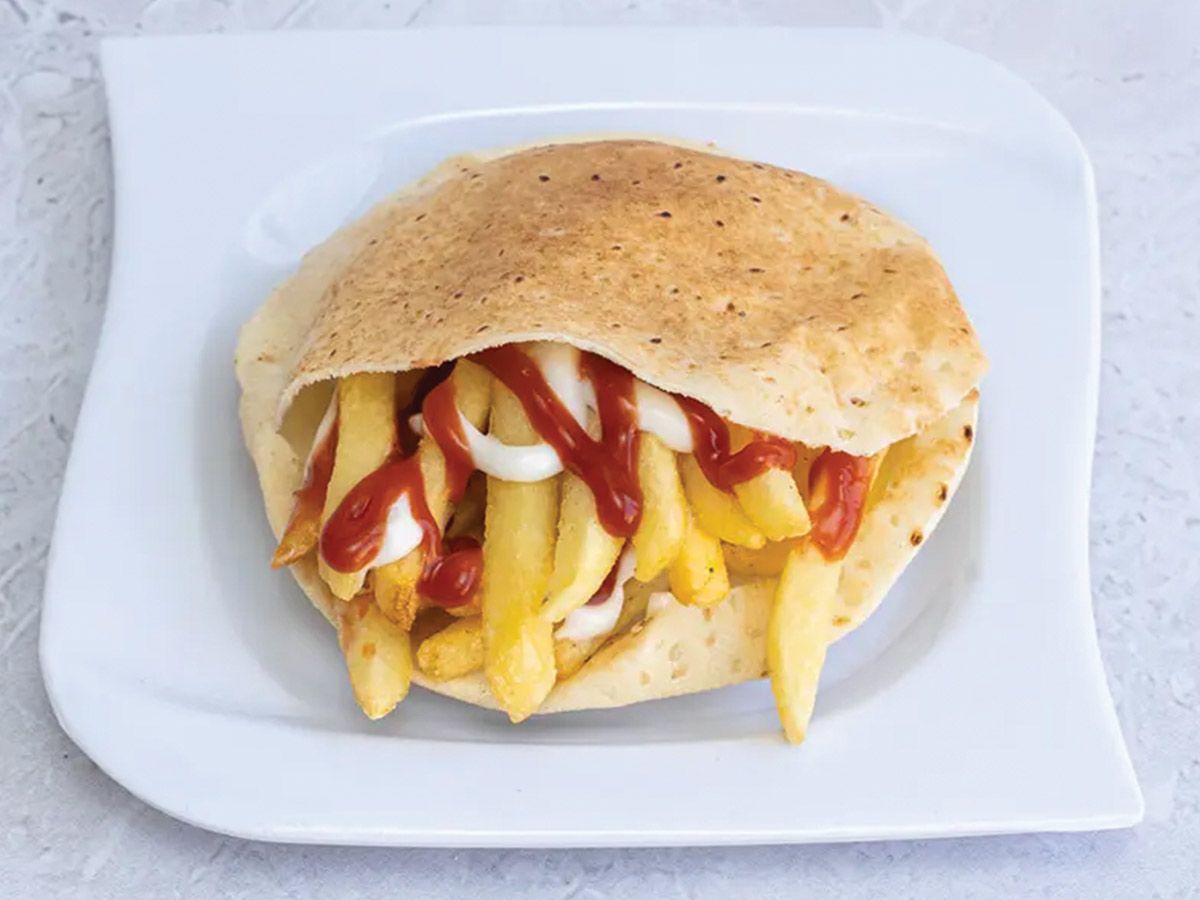 Ketchup Potatoes sandwich