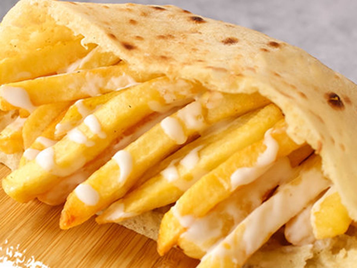 Baladi Fries With Mayonnaise Sandwich
