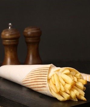 Saj Wrap French Fries Sandwich