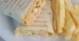 French Fries With Mozzarella Cheese Sandwich