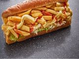 French Fries With Cheese Sandwich