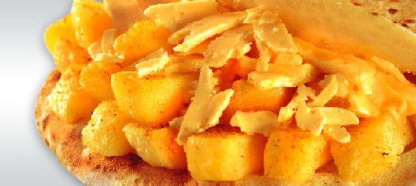 French Fries With Roumi Cheese Sandwich