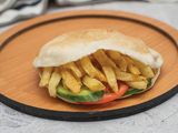 Potatoes with cheese sandwich
