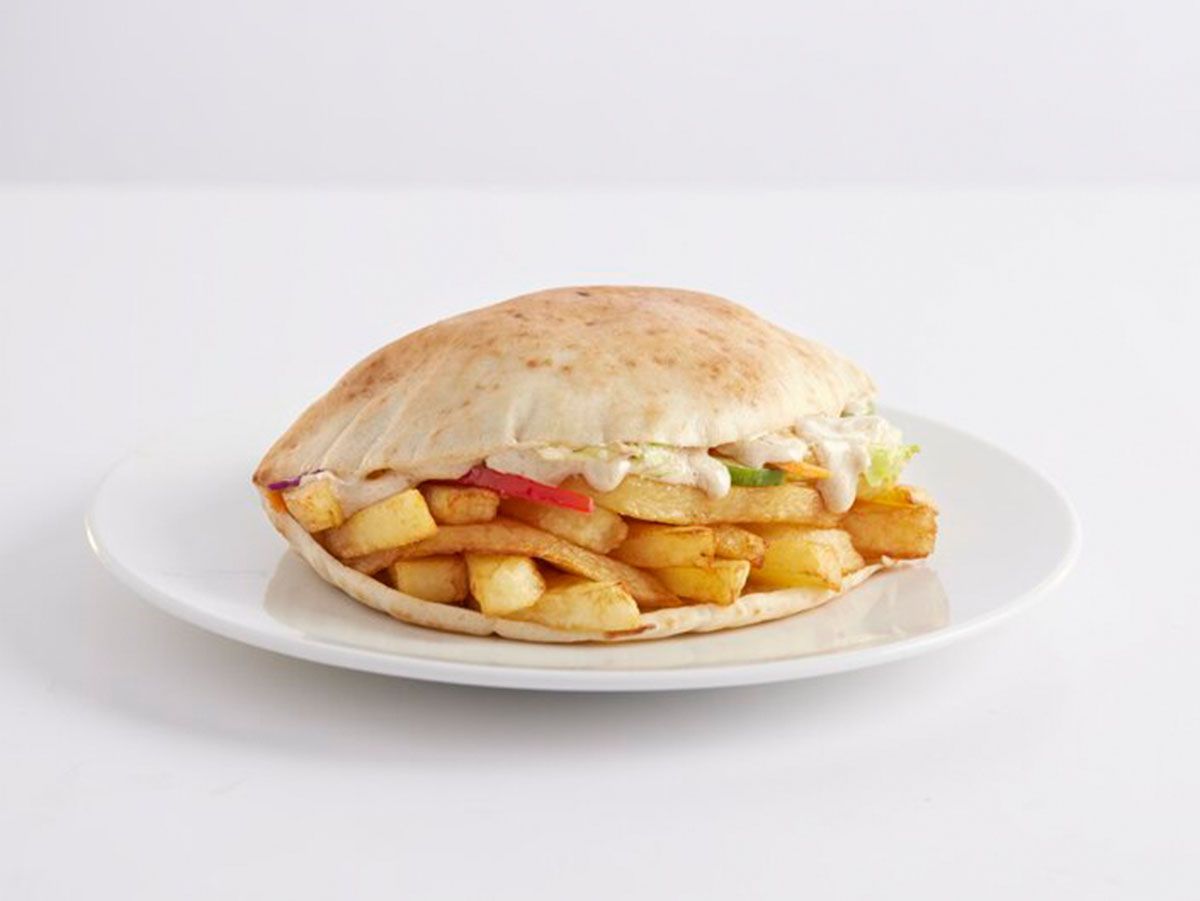 French fries sandwich