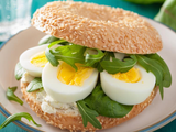 Boiled Eggs Mashed Potato Sandwich