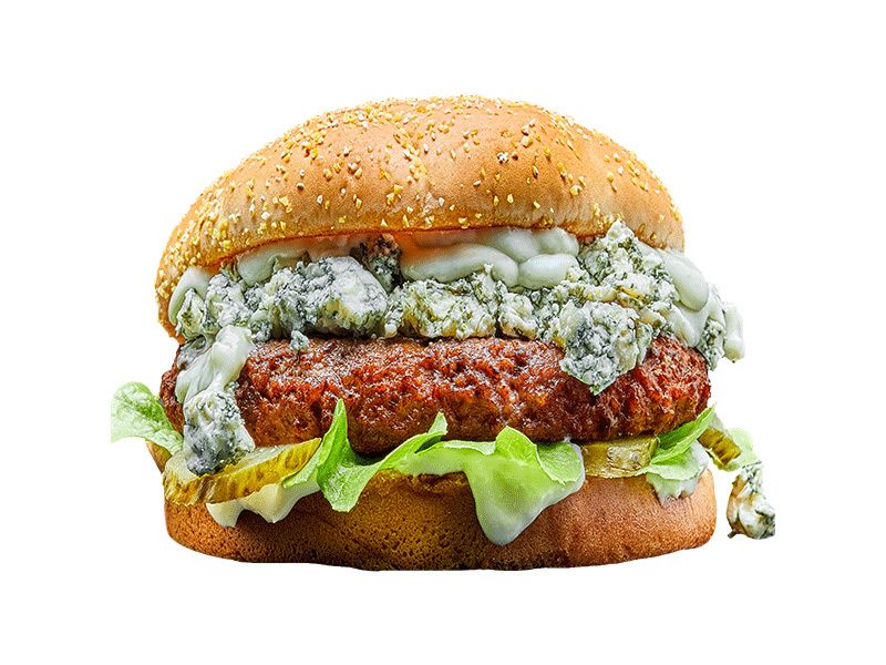 Blue Cheese Burger sandwich