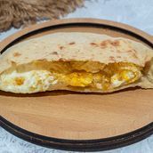 Omelette With Butter Sandwich