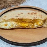 Omelette With Butter Sandwich