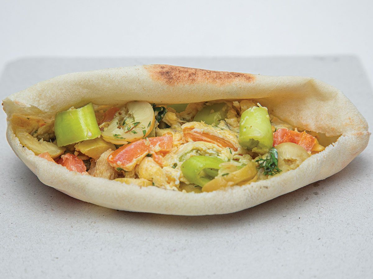 Spanish Eggs Sandwich