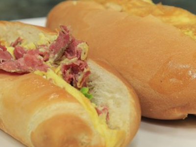 Egg with Pastrami Sandwich