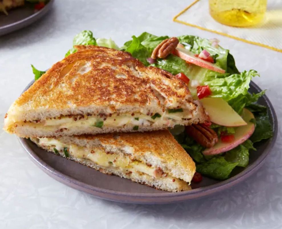 Eggs With Baba Ghannoug Sandwich