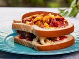 Eggs With Pastrami Sandwich
