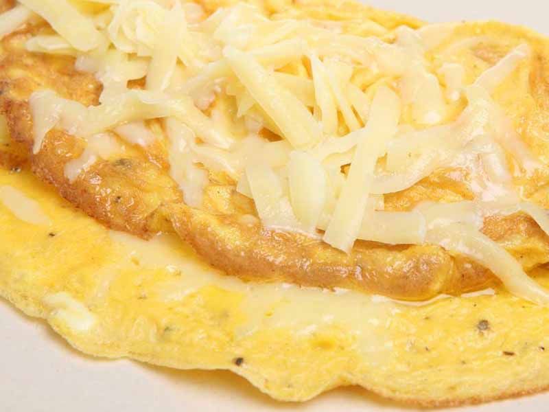Baladi Eggs With Roumi Cheese Sandwich