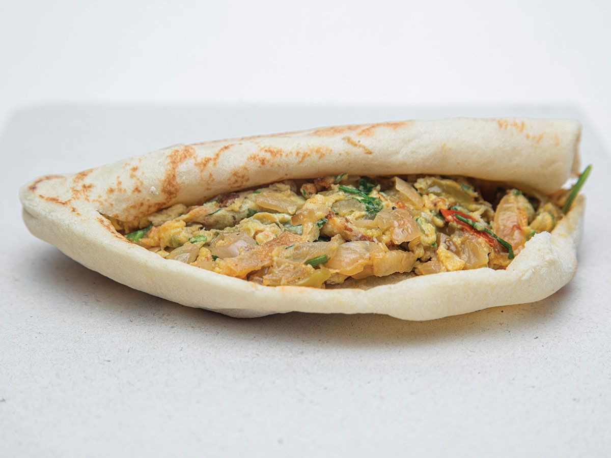 Shakshoka Eggs Sandwich