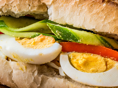 Boiled Egg Sandwich