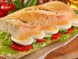 boiled eggs sandwich