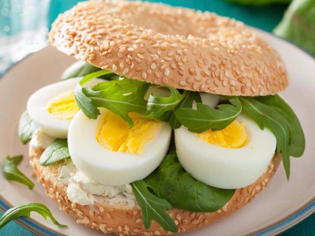 Boiled Eggs Sandwich