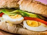 Boiled Eggs Sandwich