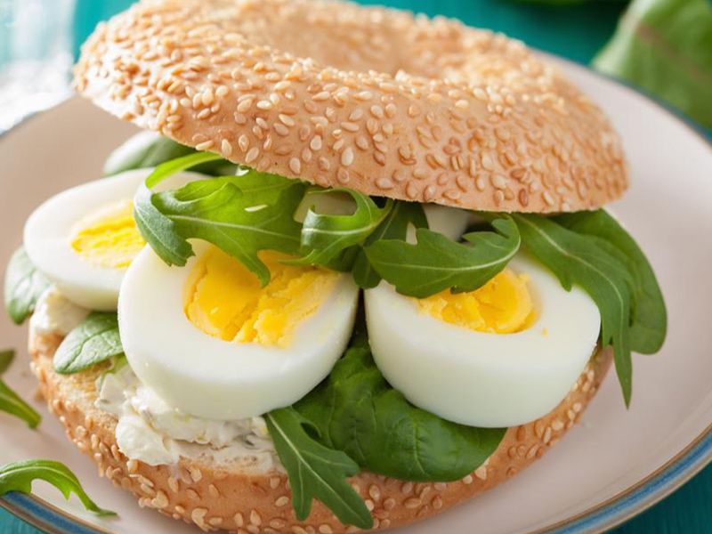 Boiled Eggs Sandwich