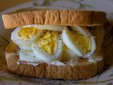 Boiled Eggs Sandwich