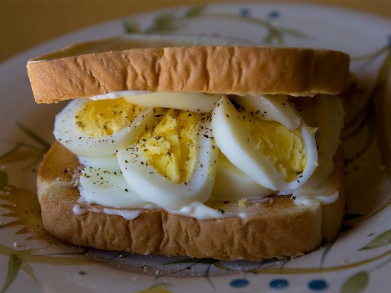 Boiled Egg Sandwich