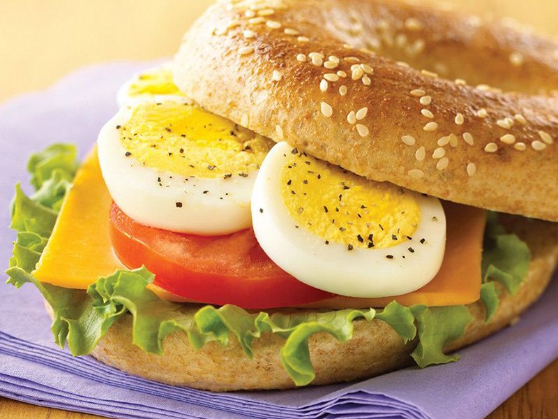 Boiled Egg Sandwich