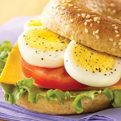 Boiled Eggs Sandwich