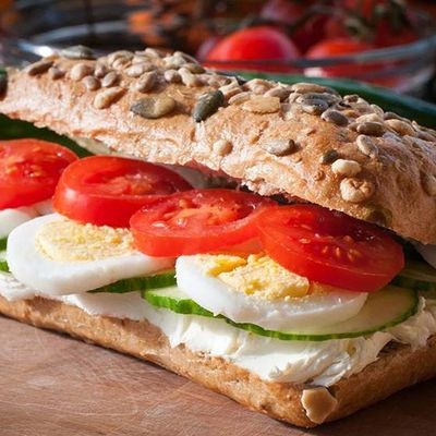 Egg Sandwich With Old Cheese