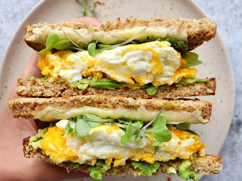 Fried Eggs Sandwich