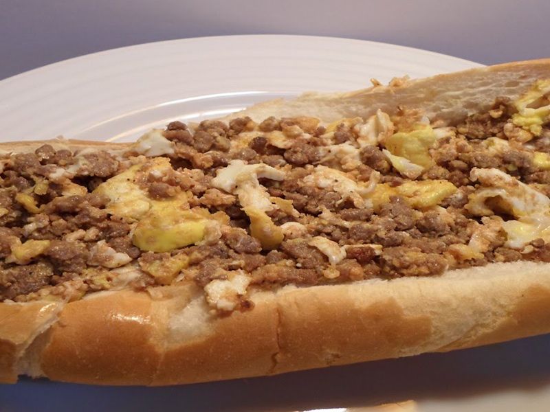 Mix Meat Egg Sandwich
