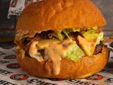 Beef burger sandwich