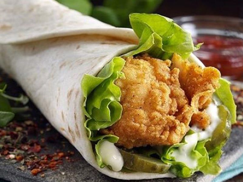 Chicken roll sandwich
