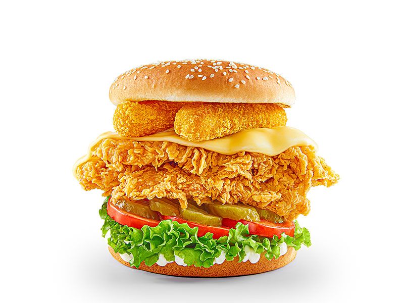 Chicken With Mozzarella Cheese Sandwich