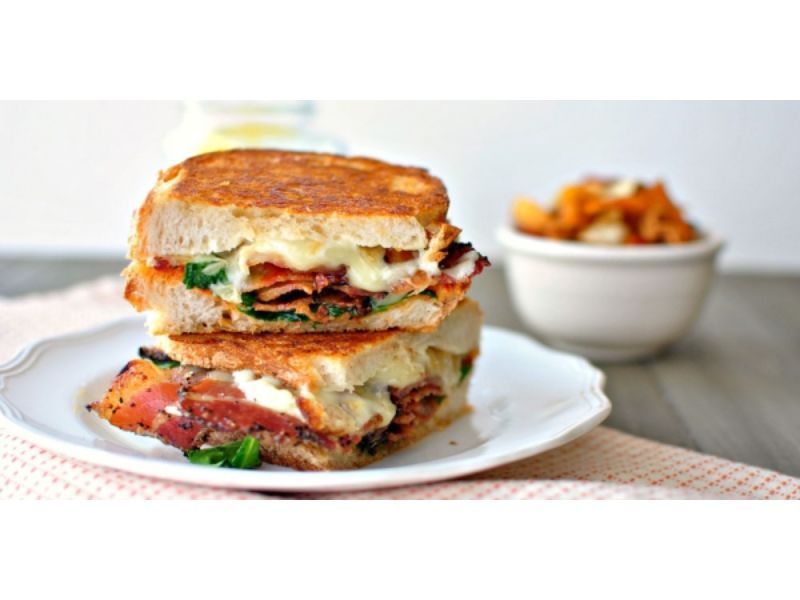 Beef Burger Toast Sandwich