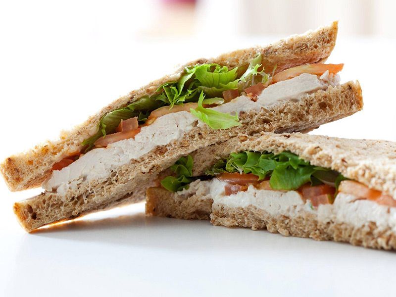 White Cheese Sandwich