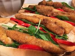 Fried Roumi Cheese Sandwich