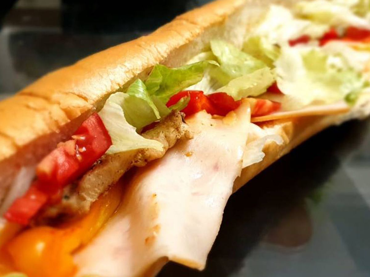 Marinated cheese sandwich