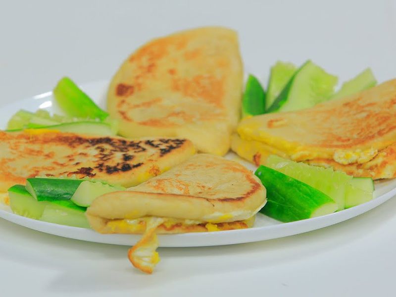 Obour Cheese With Eggs Sandwich