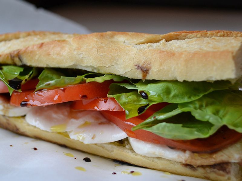 Cheese With Tomato Sandwich