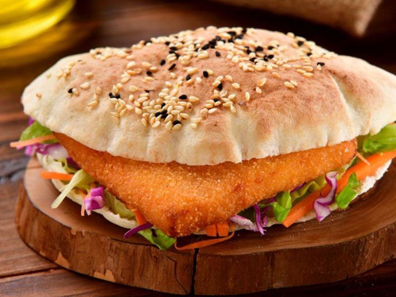 Fried Roumi Cheese Sandwich