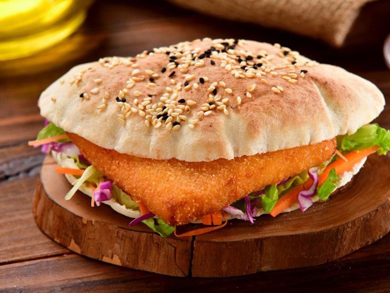 Fried Roumi Cheese Sandwich