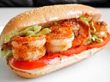 Shrimp sandwich